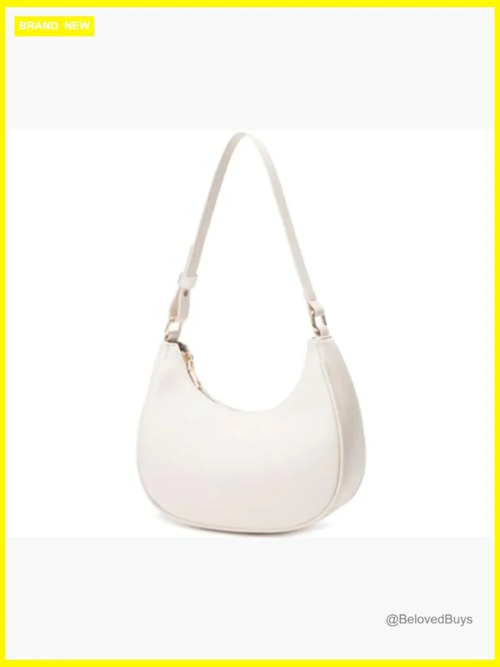PU Leather Hobo Tote with Zipper Closure Adjustable Strap Mini Shoulder Bag